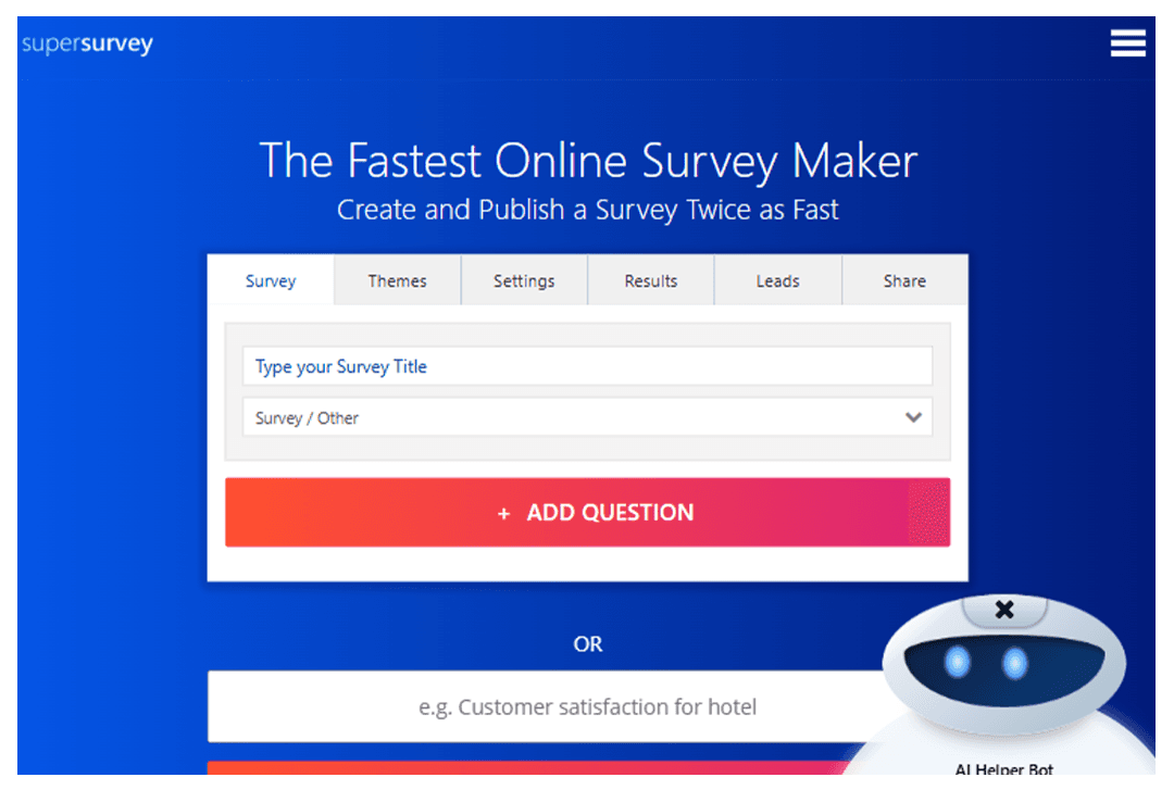 Supersurvey