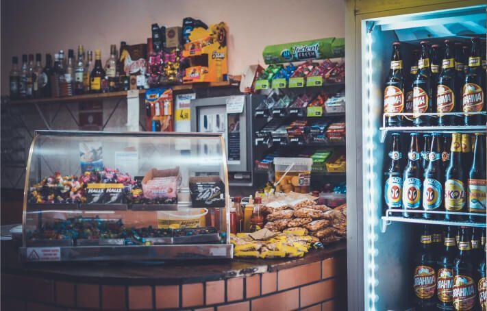 Food and drinks for purchase